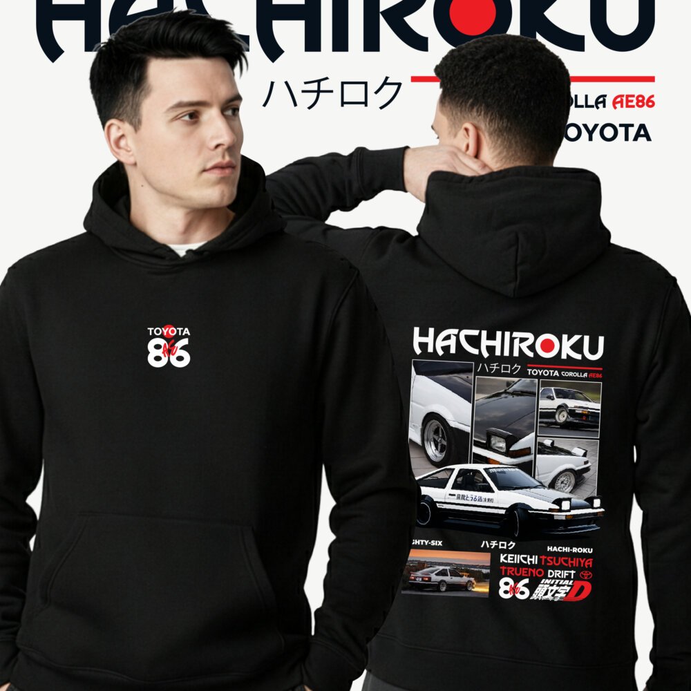 <b><i>AE86 HACHIROKU - Hoodie</i></b>