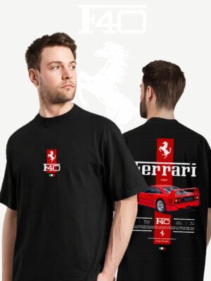 <b><i>Ferrari F40 - T-Shirt</i></b>