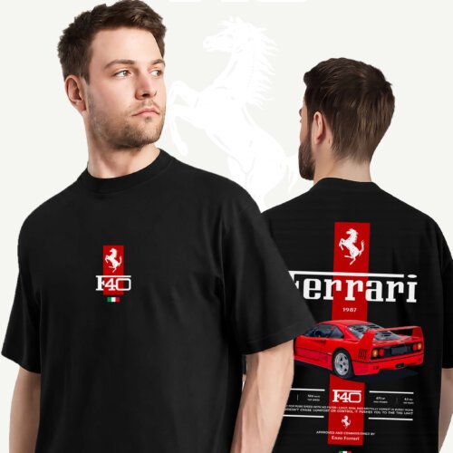 <b><i>Ferrari F40 - T-Shirt</i></b>