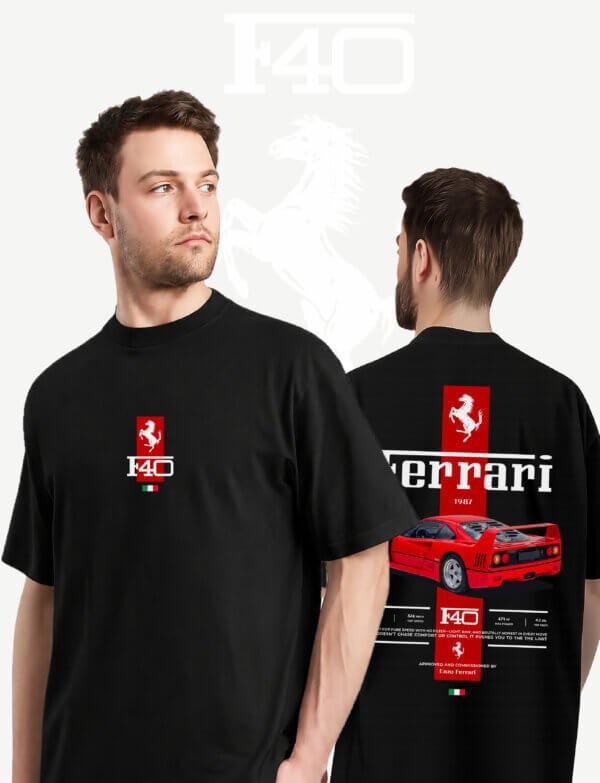 <b><i>Ferrari F40 - T-Shirt</i></b>