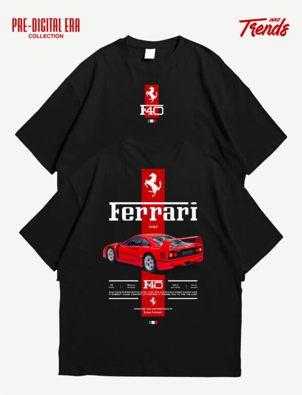 <b><i>Ferrari F40 - T-Shirt</i></b>